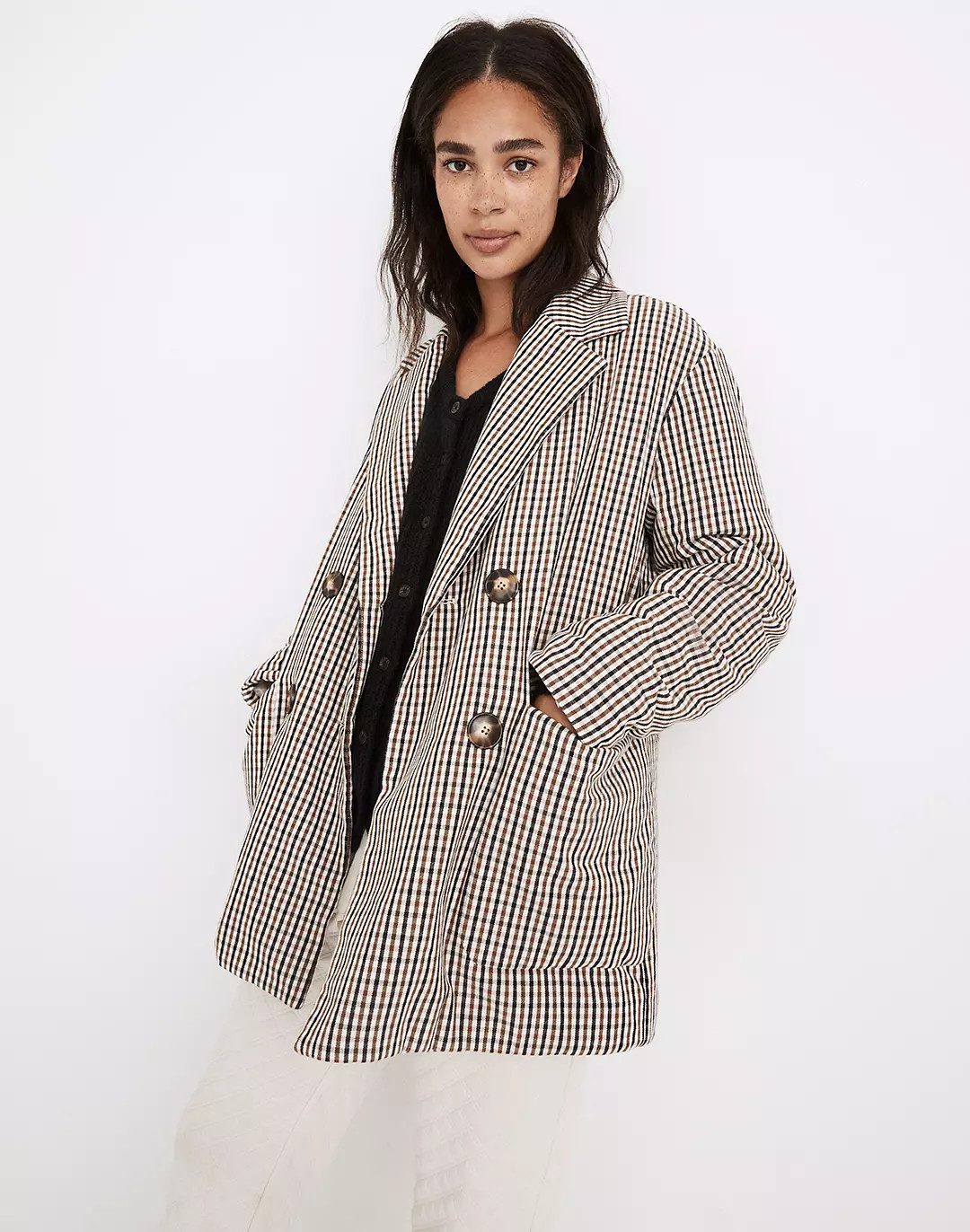 Padded Jacket in Plaid | Madewell