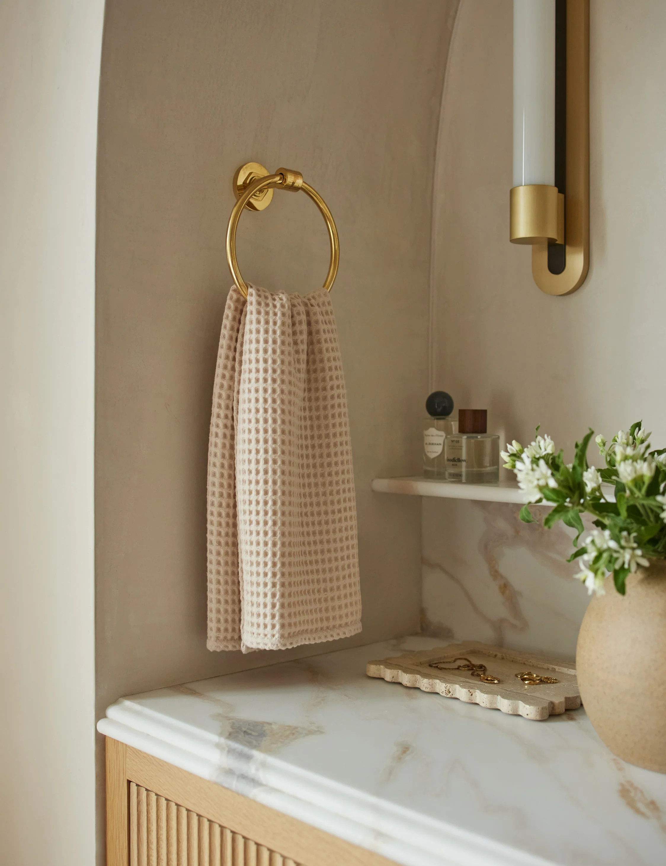 Bexley Organic Cotton Waffle Towel | Lulu and Georgia 