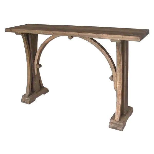 Uttermost Genessis Reclaimed Wood Console Table - Natural Wood | Bed Bath & Beyond