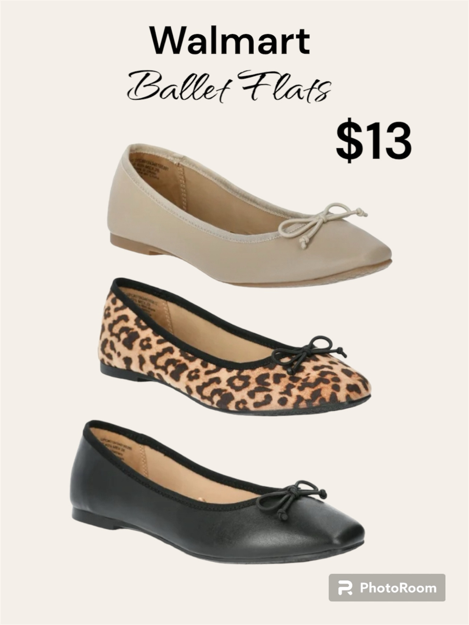 New ballet comfy flats @walmart 
Price is so amazing $13.98. No slip sole

#flats
#balletflats
#nonslipsole

#LTKfindsunder50 #LTKshoecrush #LTKSeasonal