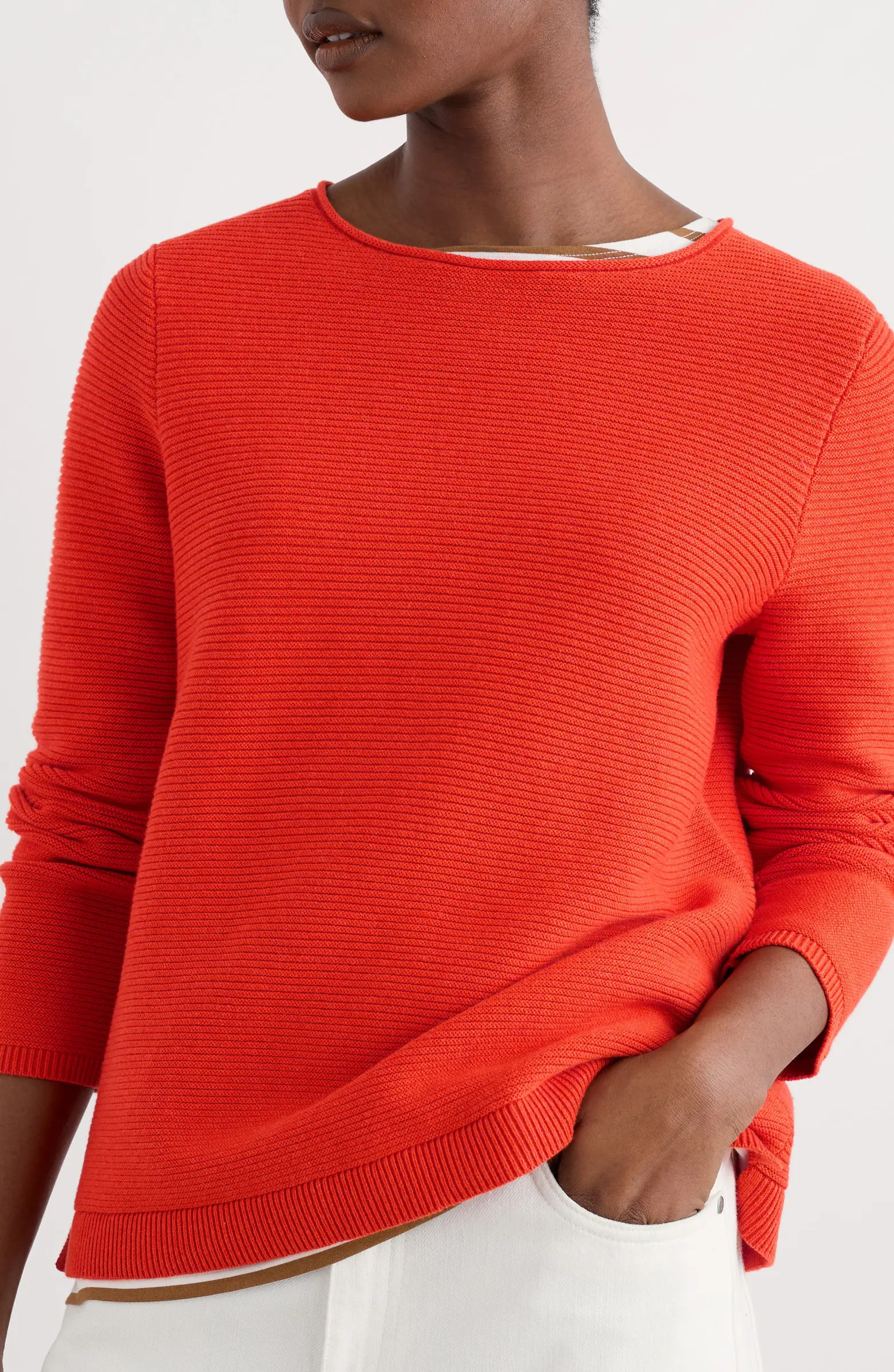 Makers Rib Organic Cotton Sweater | Nordstrom