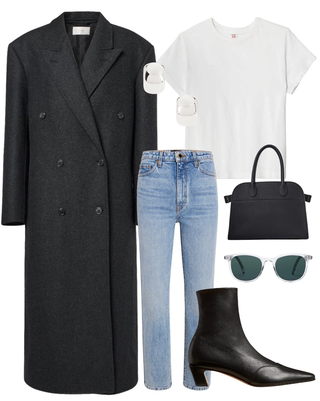fall outfit - tshirt jeans and a good coat! My boots are old from the row but found similar