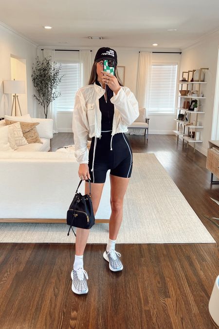 Athleisure outfit.

Casual outfit, running errands, casual style, gym fit, onesie, sneakers, workout set, fall fashion, fall outfit 

#LTKstyletip #LTKfit #LTKSeasonal