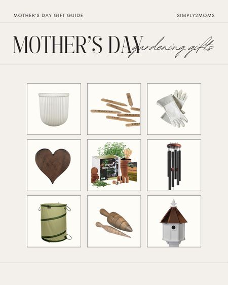 Spoil your gardening loving mom for Mother’s Day with gifts she’ll enjoy. Find the perfect gift in our Mother’s Day gift guide. Choose from top picks including a planter, garden markers, gardening gloves, birdhouse, collapsible garden waste bag, wind chimes, indoor herb, kit, wood planting tools, and a garden stepping stones. . 

#LTKfindsunder50 #LTKGiftGuide #LTKfindsunder100