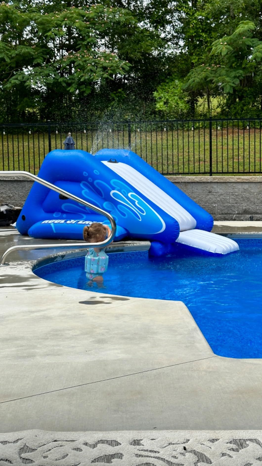 Intex 58849EP Kool Splash Durable Vinyl Inflatable Play Center Swimming Pool Water Slide with Bui... | Amazon (US)