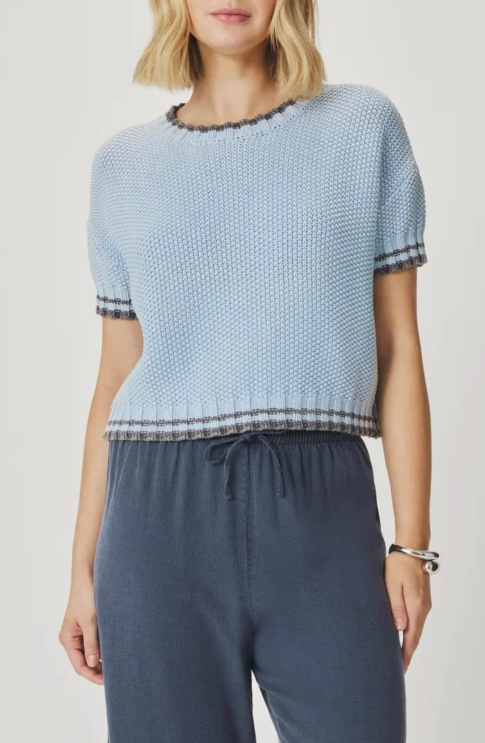 Ann Marie Short Sleeve Cotton Sweater | Nordstrom