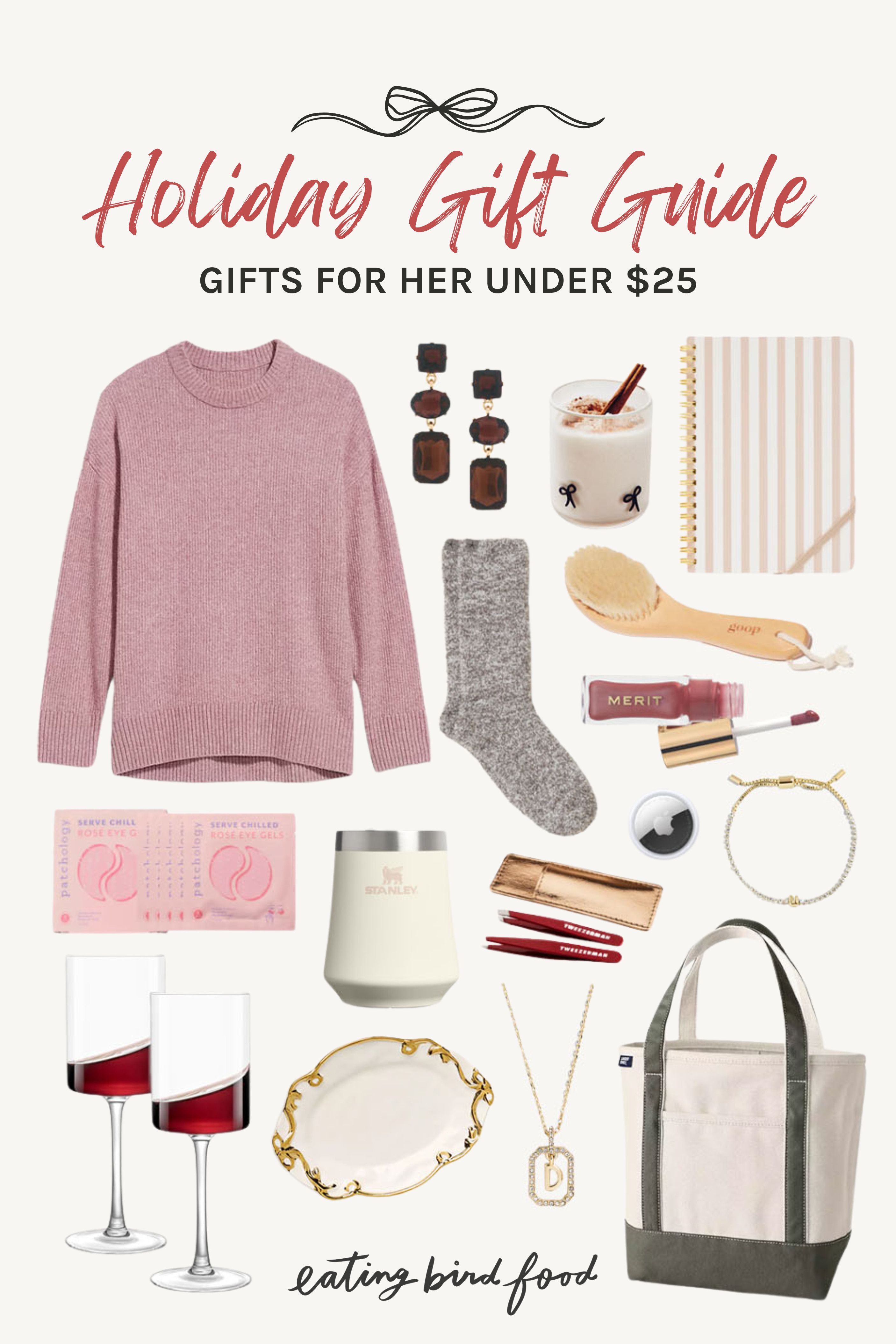 Gifts for Her Under $25 | For Her Under $25 Gift Ideas | Gift Ideas for Her 

 #LTKGiftGuide #LTKHoliday #LTKFindsUnder50
