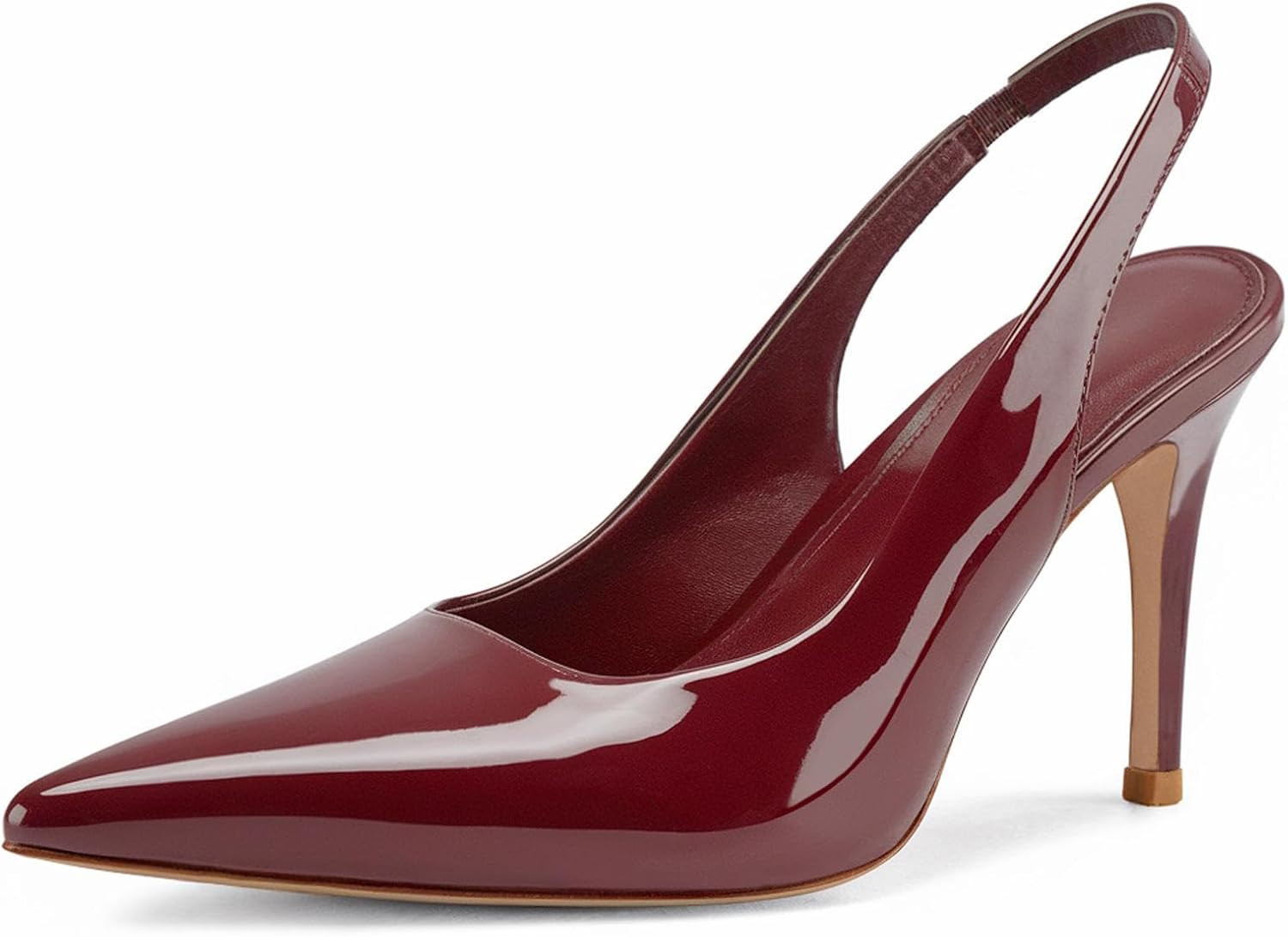 heelchic Slingback Heels for Women, Pointed Toe Stiletto Pumps | Amazon (US)