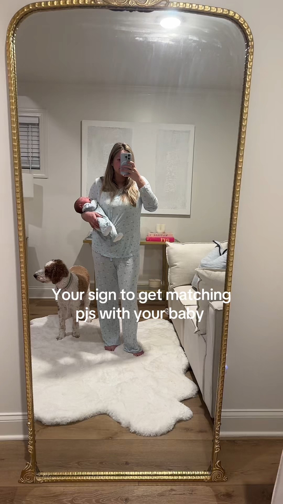 Mommy & me matching PJ’s 🩵✨

#LTKBaby #LTKmomlife
