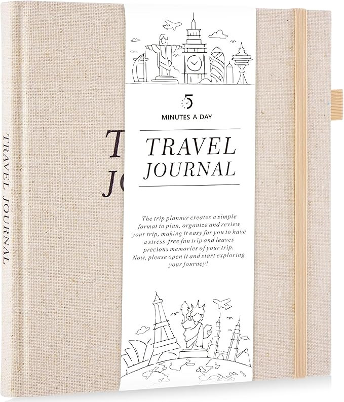 Travel Journal for Women, Adventure Book for 20 Trips, Travel Journal Notebook Diary for Traveler... | Amazon (US)