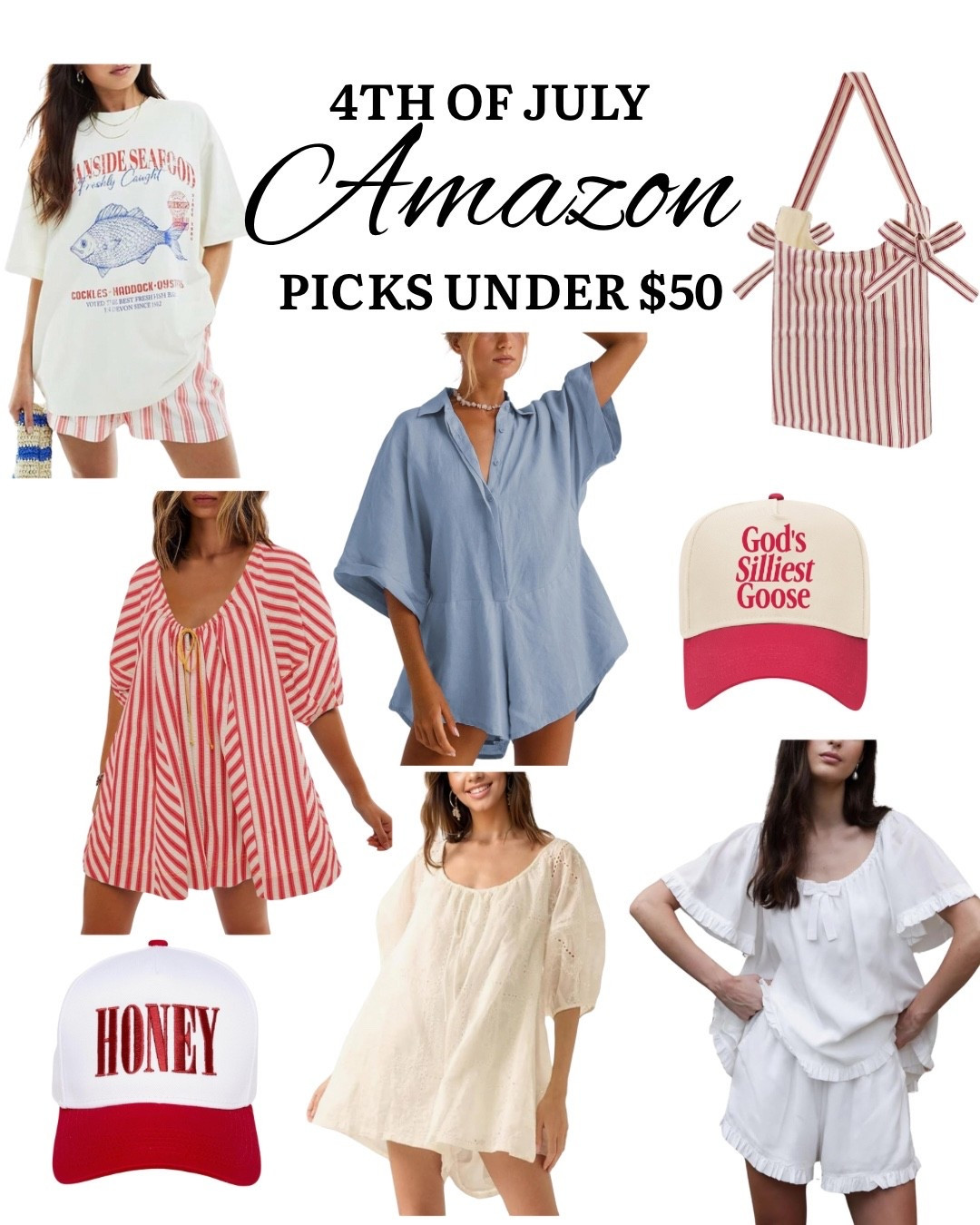 Fourth of July outfit inspo 🇺🇸 

Red white and blue, outfit inspo, pool day, bbq outfit, summer party outfit, casual Fourth of July inspo 

#LTKFindsUnder50 #LTKSaleAlert #LTKStyleTip