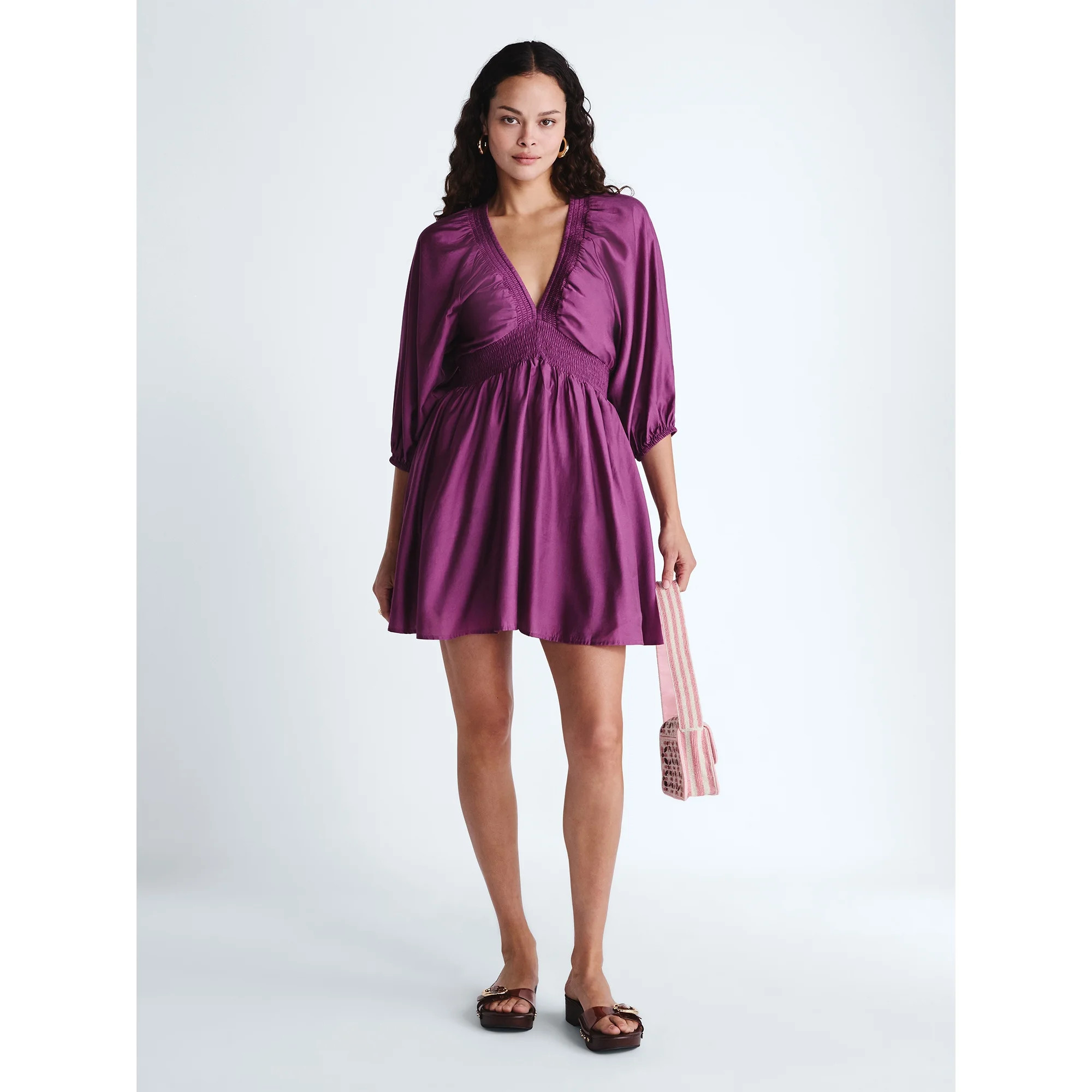 Scoop Women's and Women's Plus Mini Raglan Dress, Sizes XS-4X | Walmart (US)
