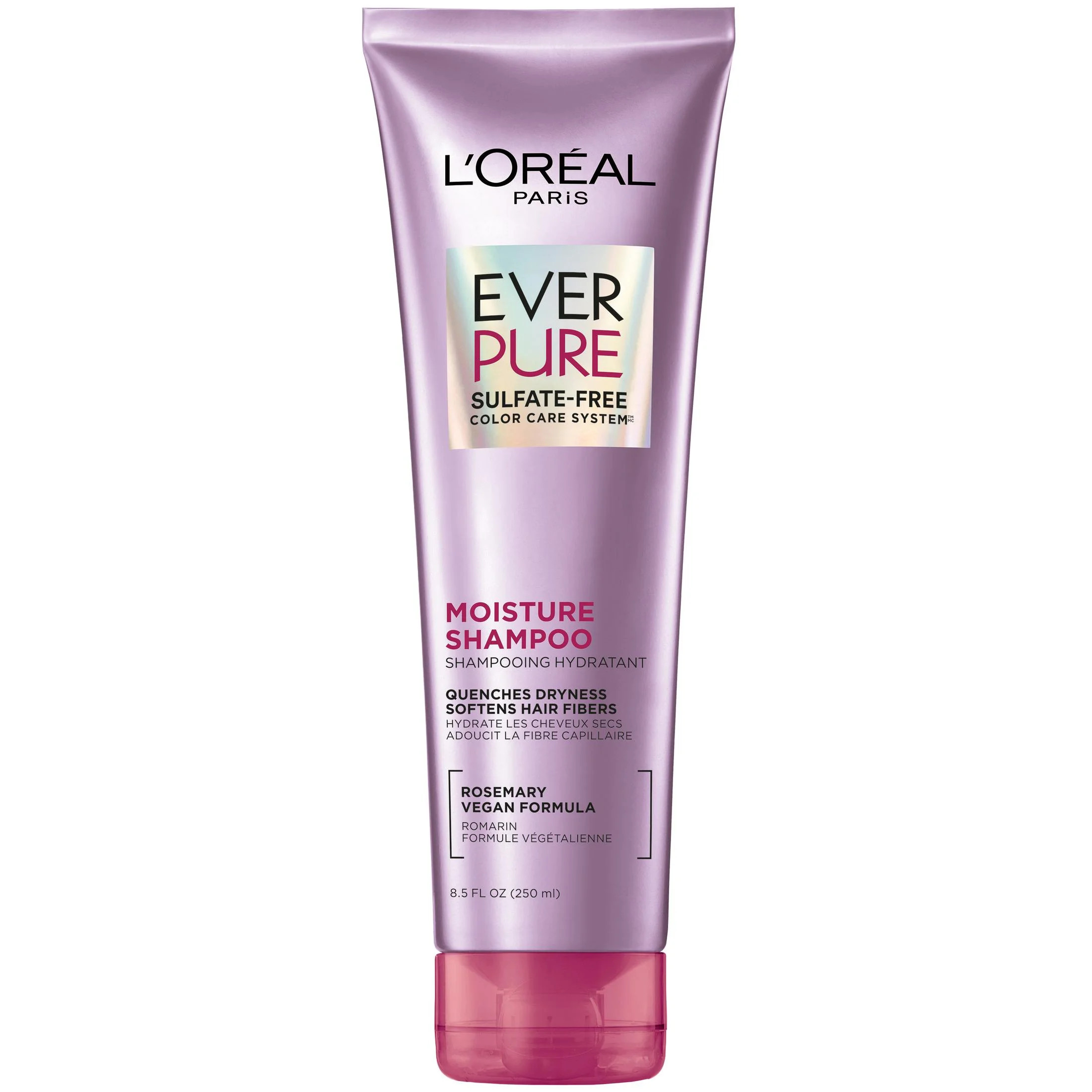 L'Oreal Paris EverPure Moisture Sulfate Free Shampoo for Dry Hair, 8.5 fl oz | Walmart (US)