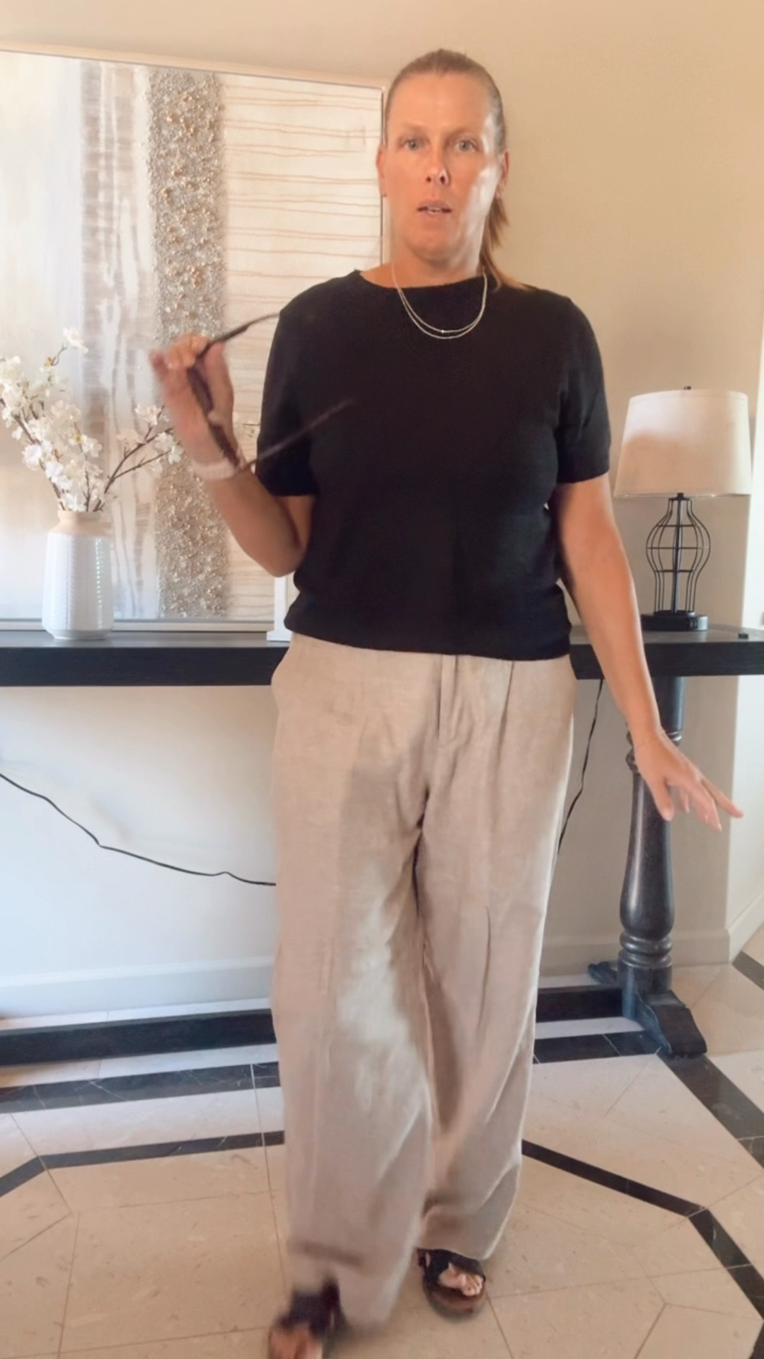 Casual linen outfit

Linen pants, casual outfit, tailored linen pants, elevated casual outfit, cashmere sweater , style over 40, travel look

#LTKmomlife #LTKOver40 #LTKTravel