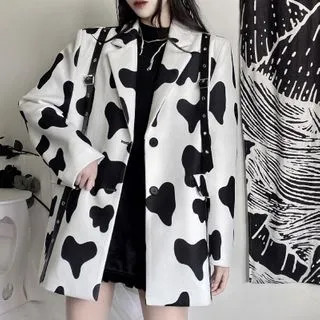Cow Print Blazer | YesStyle Global
