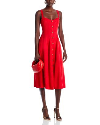 Button Front Midi Dress - 100% Exclusive | Bloomingdale's (US)