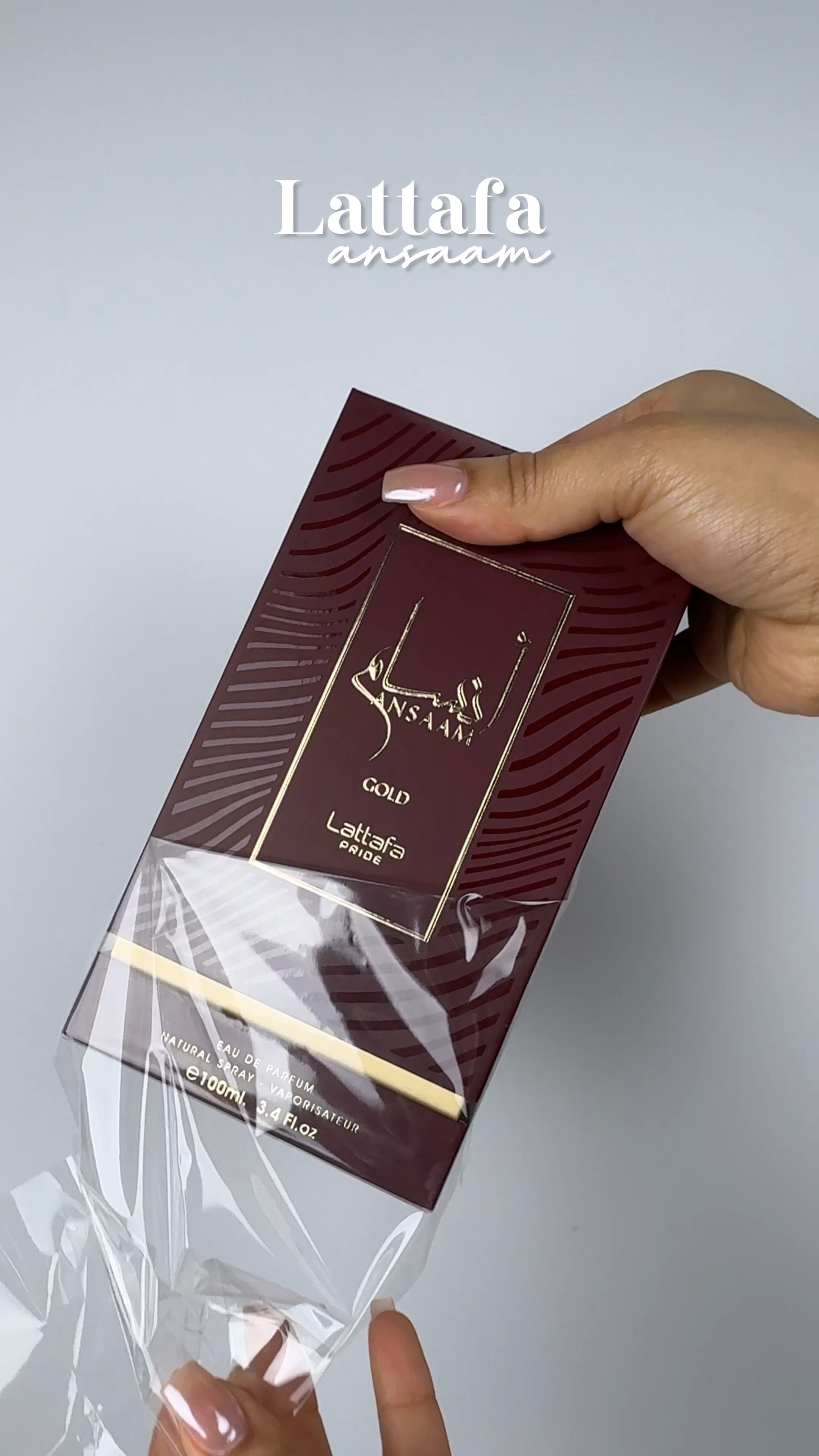 Lattafa Ansaam Gold. Said to be a parfums de marly dupe. I love the fruity sweetness of it, subtle and soft yet delicious. 

#LTKbeauty #LTKfindsunder50 #LTKVideo