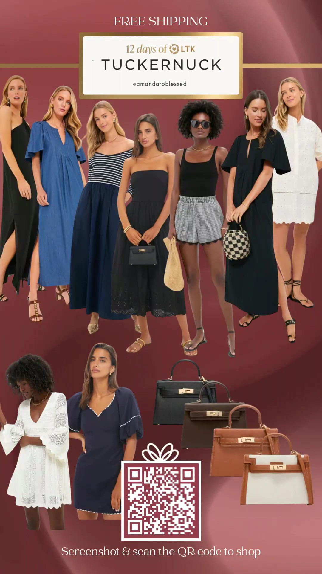 12 Days of LTK are here (12 days, 12 different sales, 12 ways to save 😍) - Today's sale is TUCKERNUCK, free shipping! I love all these.. the dresses look comfy, cute, and perfect for many occasions! The shape, style, and colors of this handbag 😍 Happy Shopping Friend, check back tomorrow for Day 11 of LTK deals ♡ Remember get a price drop notification if you heart a post/save a product 😉 

✨️ P.S. if you follow, like, share, save, or shop my post (either here or @Coffee&Clearance).. thank you sooo much, I appreciate you! As always thanks sooo much for being here & shopping with me 🥹

| holiday outfits women, tartan and plaid, ember temperature control smart mug, barefoot dreams socks, sequin mini skirt, holiday party outfits womens, christmas party outfits, gift guide for mom, christmas outfit women, stocking stuffers for her, holiday baking, gift guide for him, christmas party outfits, christmas outfit women, ninja creami, womens gifts, gifts for women, gift, christmas dress, christmas party dress, christmas outfit, new years eve, new years eve dress, NYE dress, NYE outfits, NYE dress, family christmas photos, christmas photo outfits, christmas gift, christmas gifts, christmas gift guide, christmas gift ideas, gifts for her, gift guide, gifts for wife, gifts for girlfriend, christmas gifts for, christmas gifts 2025, gift ideas, christmas 2025 | #LTKCyberWeek #LTKParties #LTKStyleTip #LTKSwim #LTKPets #LTKShoeCrush #LTKFamily #LTKItBag 

#LTKWedding #LTKBump #LTKOver40 #LTKPlusSize #LTKdayinmylife #LTKBeauty #LTKGiftGuide #LTKSeasonal #LTKWorkwear #LTKTall #LTKstorytime #LTKTravel #LTKmomlife #LTKvlog #LTKU #LTKfoodie #LTKKids #LTKSaleAlert #LTKHome #LTKfitnessgoals #LTKMens #LTKPetite #LTKFindsUnder50 #LTKBaby #LTKselfcare #LTKootd #LTKActive #LTKFindsUnder100 #LTKMidsize #LTKmorningroutine #LTKgrwm #LTKHoliday