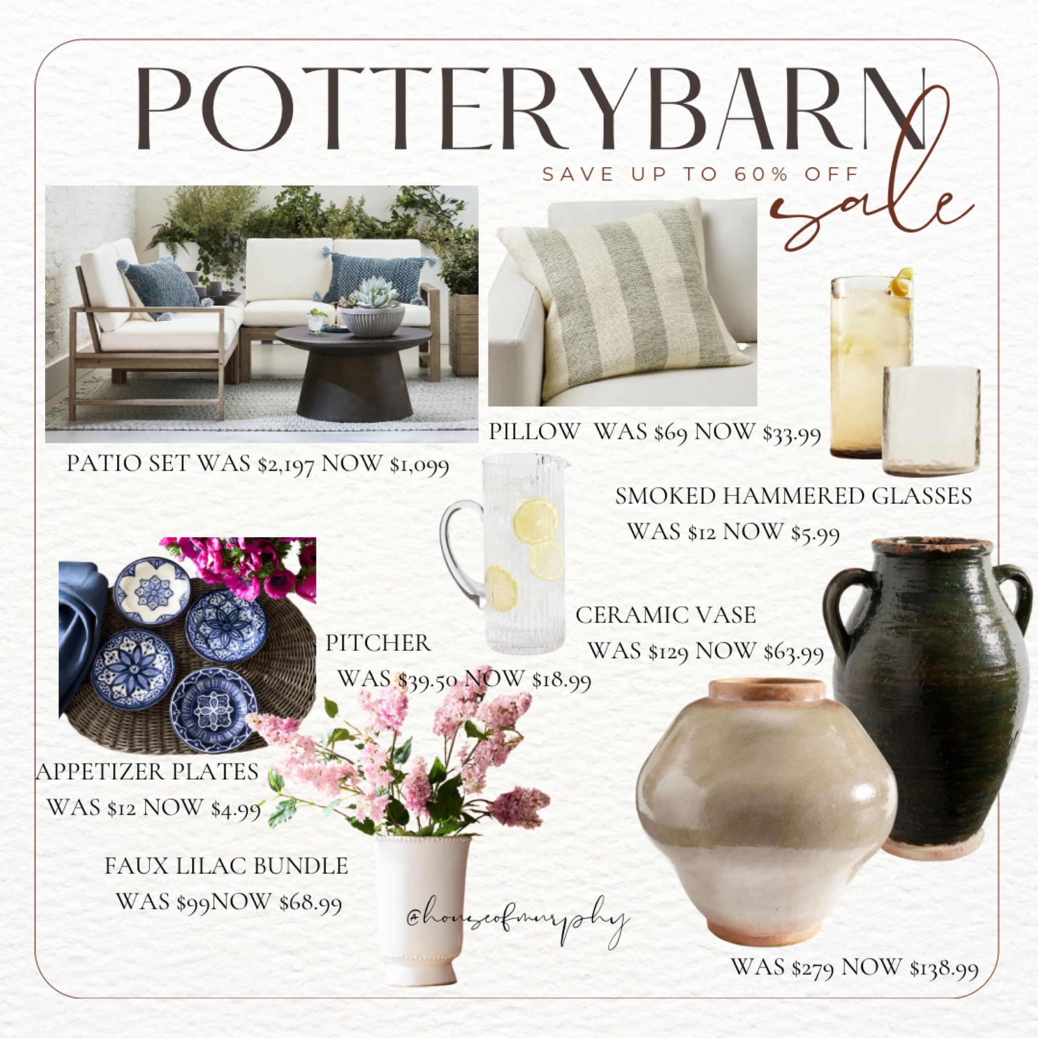 PotteryBarn clearance sale!

#LTKHome #LTKSaleAlert #LTKFindsUnder100