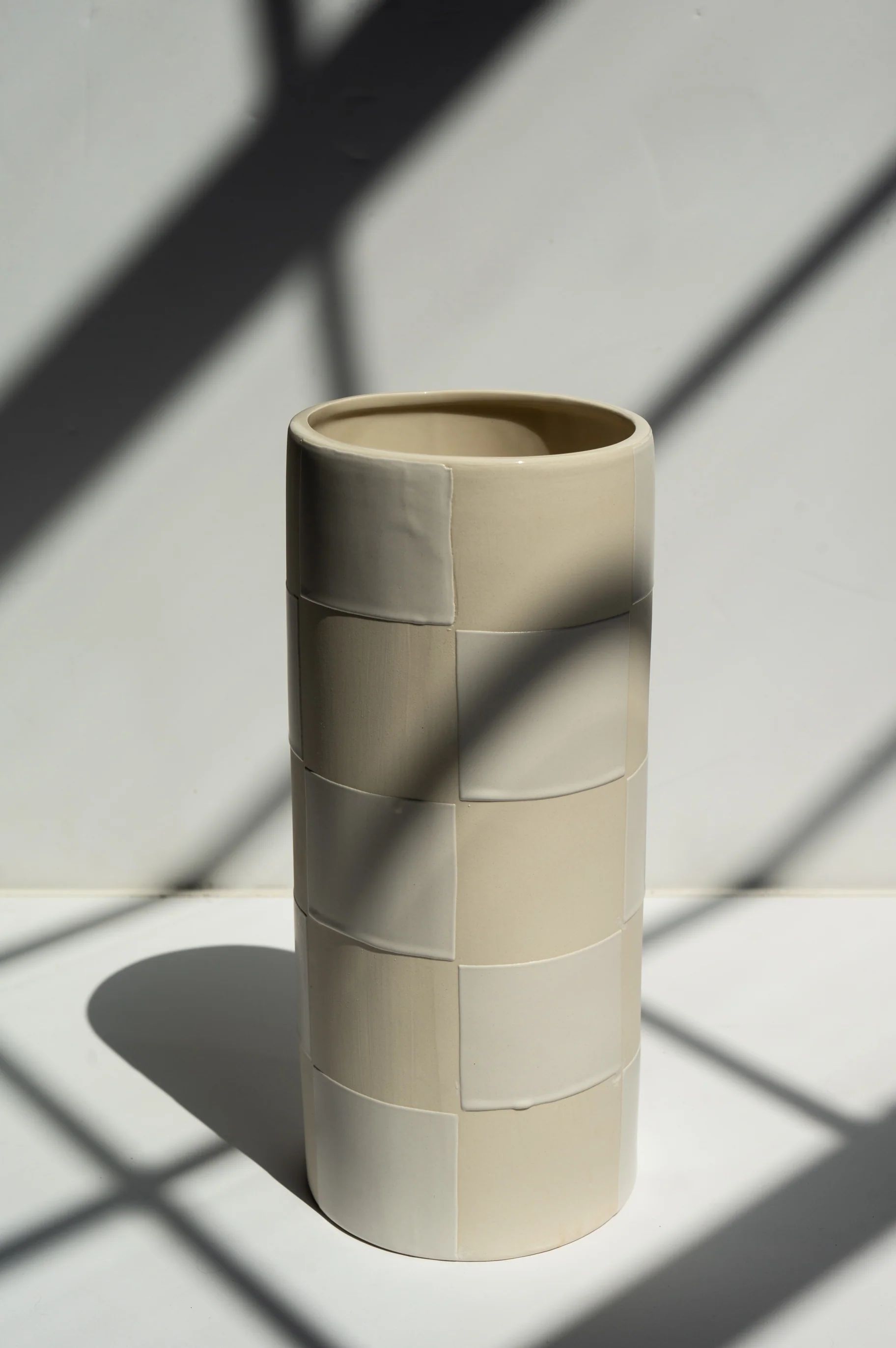Large Checkered Vase | Sweenshots Studios