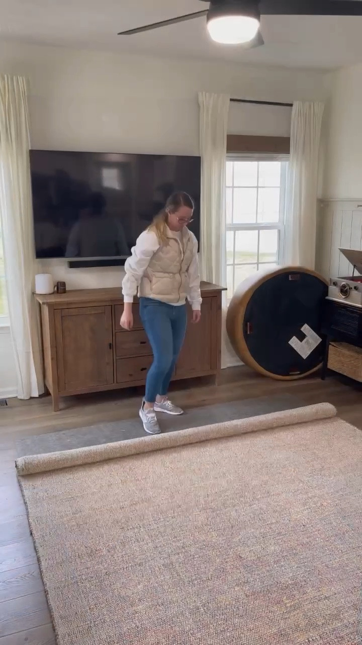 This natural jute blend rug is the best rug I have ever owned! Doesn’t shed and my dogs nails haven’t snagged it at all! 

#livingroomrug
#juterug

#LTKfamily #LTKhome #LTKsalealert