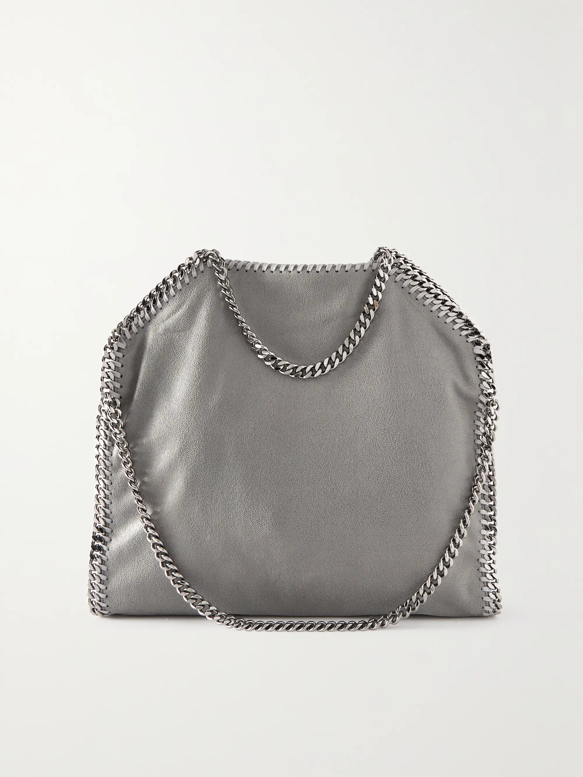 Falabella medium vegetarian brushed-leather shoulder bag | NET-A-PORTER (UK & EU)