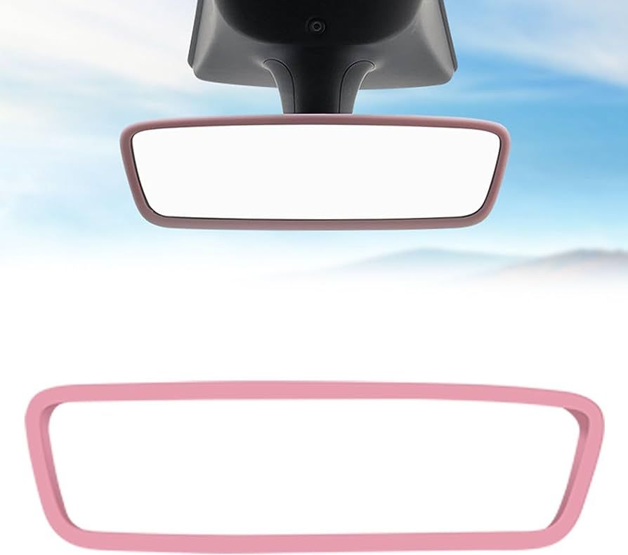 Rear View Mirror Protector Frame Compatible with Model 3 Y X S Semi 2014-2024 Interior Rearview M... | Amazon (US)