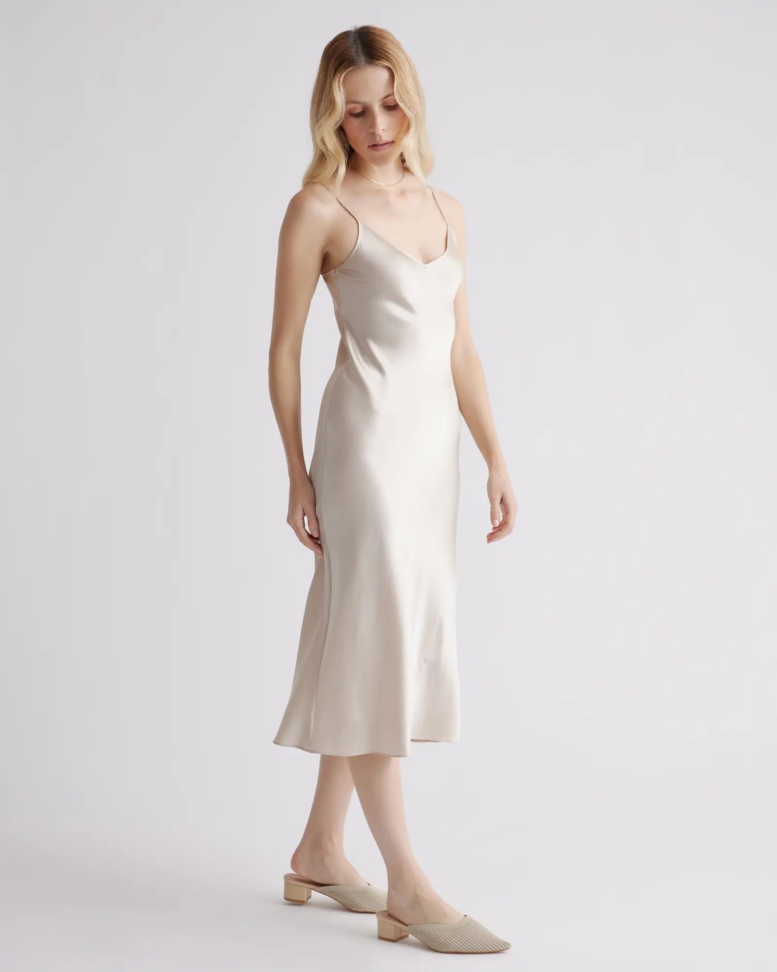 100% Washable Silk Slip Dress | Quince