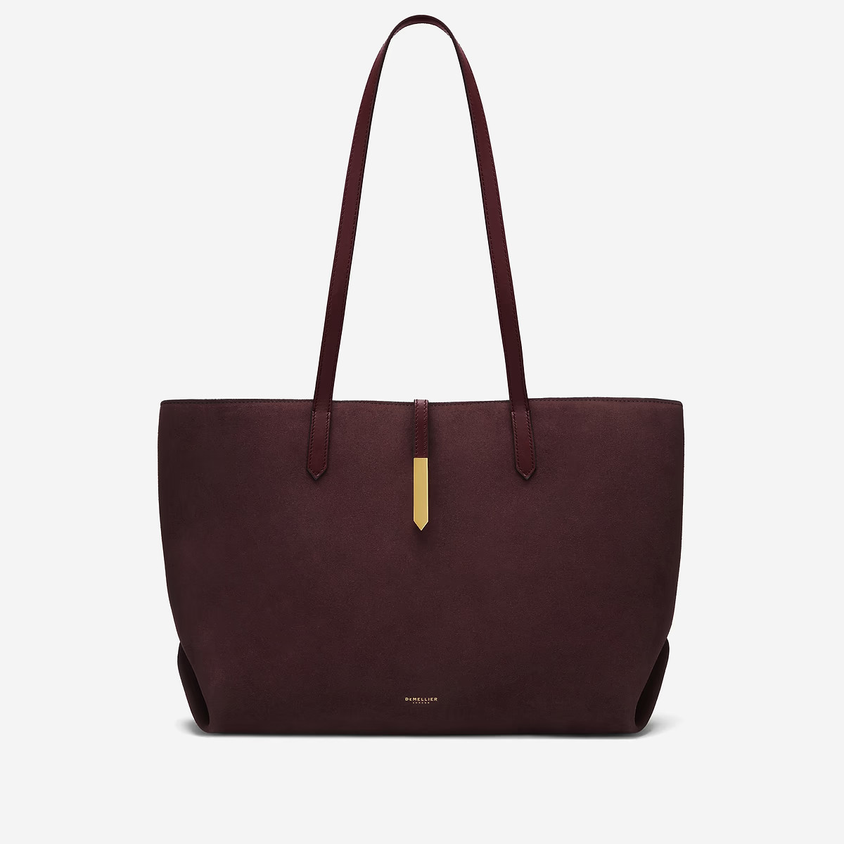 The Tokyo Tote | Burgundy Suede & Burgundy Smooth | DeMellier | DeMellier