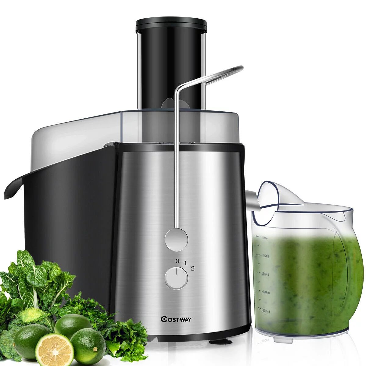 Costway Electric Juicer Wide Mouth Fruit & Vegetable Centrifugal Juice Extractor 2 Speed | Walmart (US)
