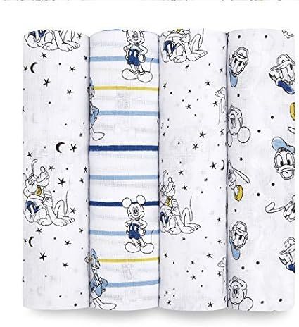 aden + anais Disney, Swaddle Blanket, Boutique Muslin Blankets for Girls & Boys, Baby Receiving S... | Amazon (US)