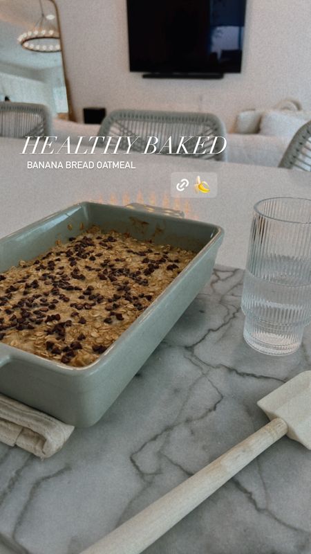 Healthy baked banana bread oatmeal 

#LTKhome #LTKfindsunder50 #LTKfamily