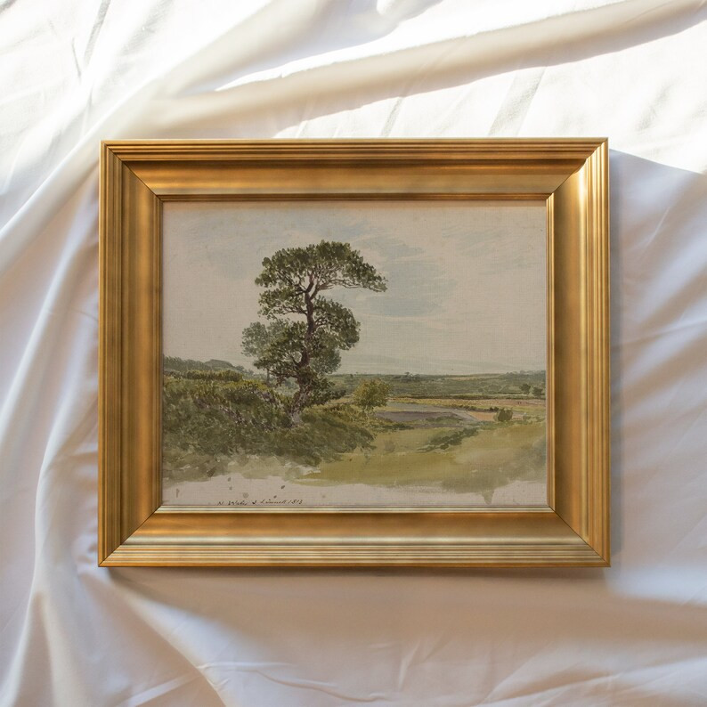 A Tree in Snowdonia 214  Printed Wall Art Vintage Framed  - Etsy | Etsy (US)