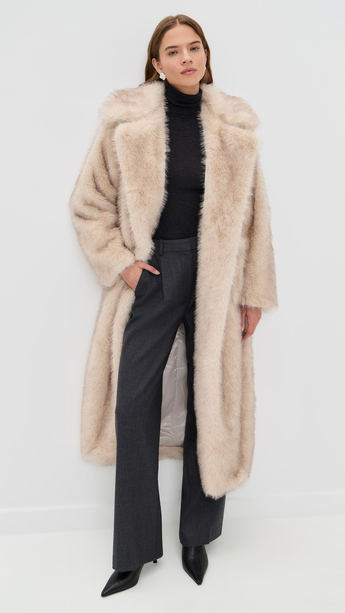 4th & Reckless Schiffer Coat Beige XS | Shopbop
