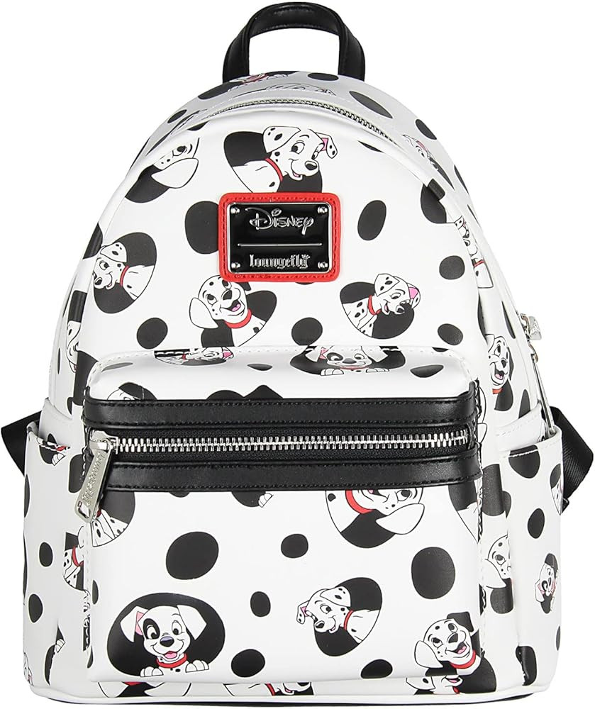 Loungefly Disney 101 Dalmatians Spots and Pups Lucky Penny Patch Allover Print Mini mochila de 11... | Amazon (US)