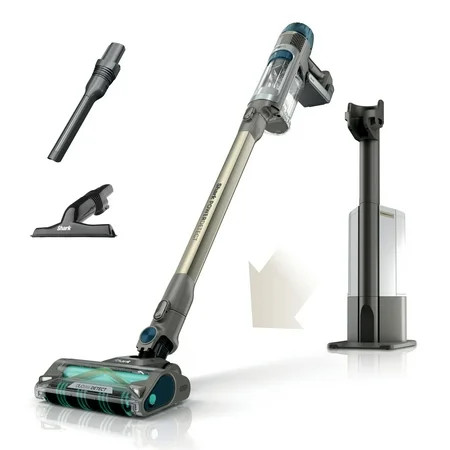 Shark PowerDetect Cordless Stick Vacuum, Carpet & Hardfloors, Auto Empty Base, DuoClean Detect Technology, Reverse Cleaning, 70 Mins Run Time, IP3150 Gray | Walmart (US)