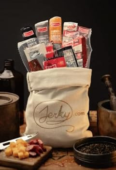 Jerky Gift Basket - Christmas Gifts for Men, 26 pc Snack Stick Gift Bag, Assorted Snack Sticks, M... | Amazon (US)