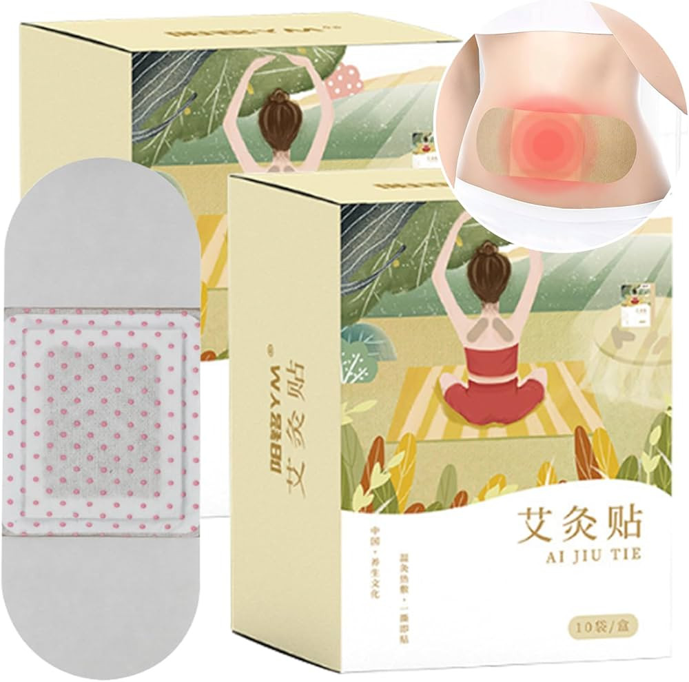 Large Moxibustion Patches Wormwood Moxa Heat Patches 23cm Length Natural Herbs Self-Heating Smoke... | Amazon (US)