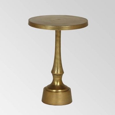 Fenkell Modern Accent Table Brass - Christopher Knight Home | Target