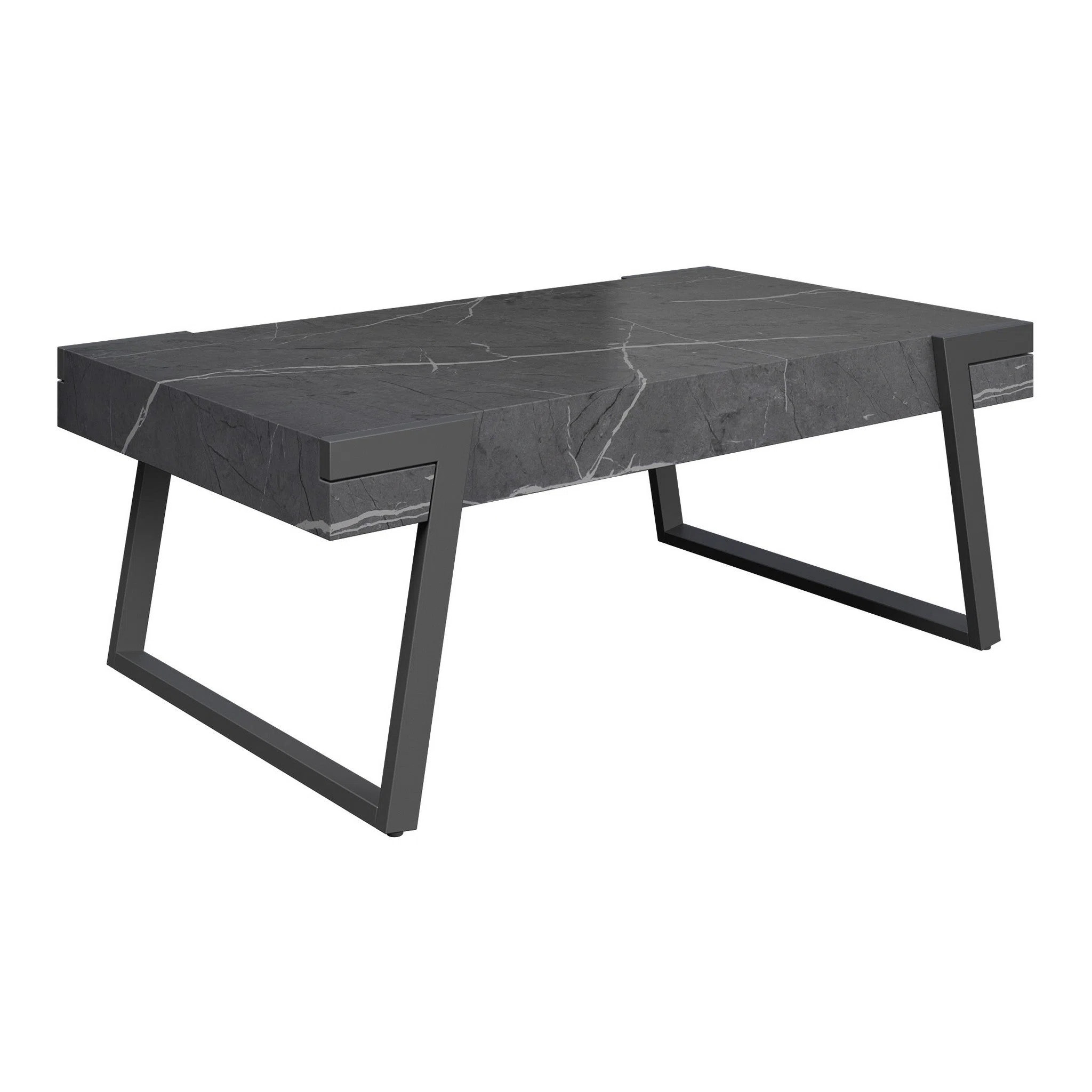 Grey Marble Effect Coffee Table | Wayfair UK