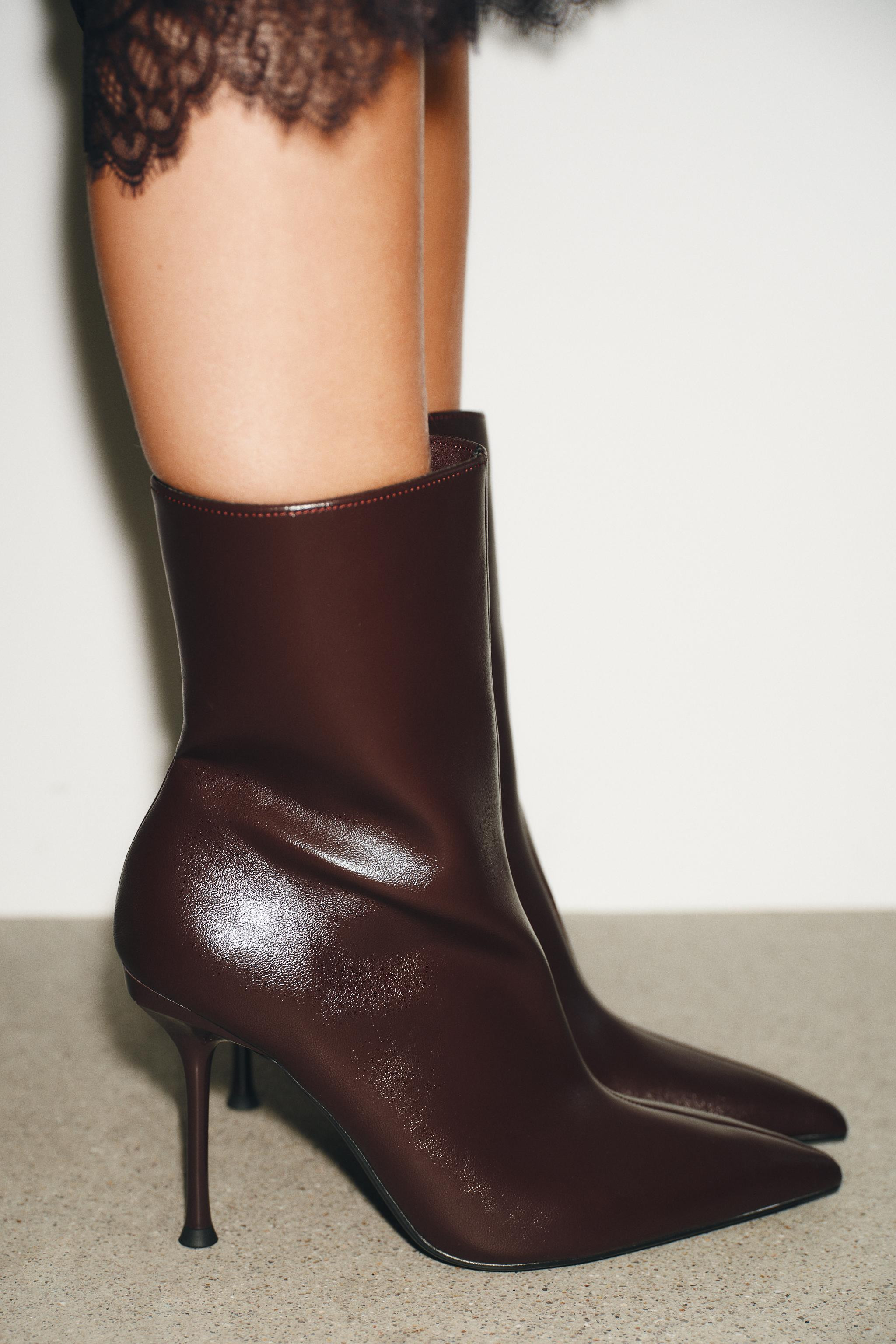 STILETTO HEELED ANKLE BOOTS | Zara US