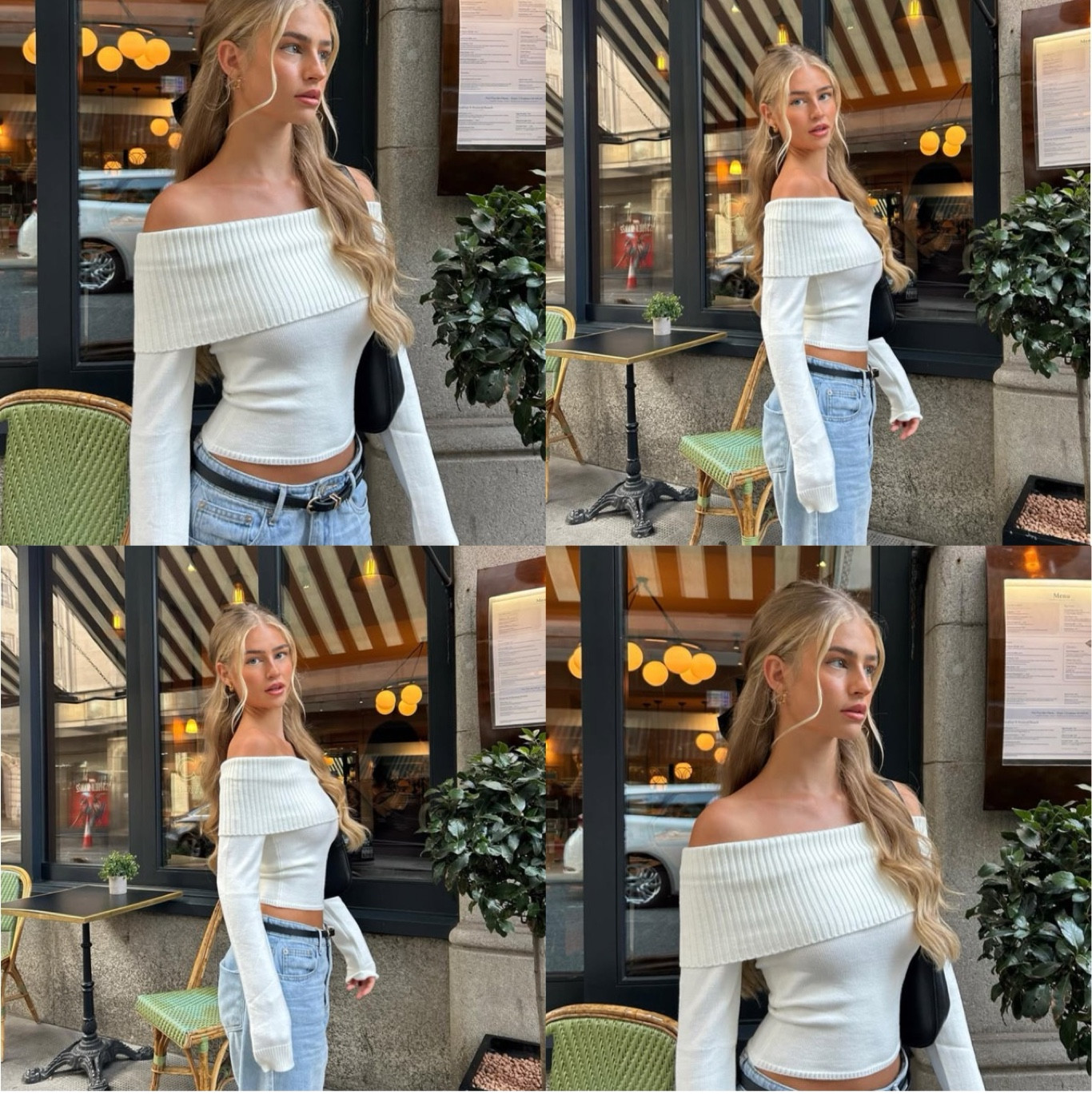 White bardot knit linked 🤍 

#LTKxAFSale #LTKautumn #LTKuk