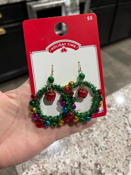 Holiday festive earrings. 

#LTKfindsunder50 #LTKSeasonal #LTKHoliday
