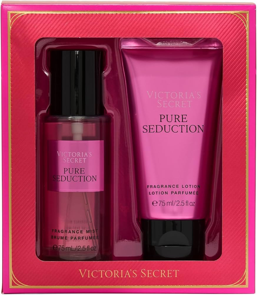 Victoria's Secret Pure Seduction Mini Fragrance Duo Gift Set, Notes of Juiced Plum and Crushed Fr... | Amazon (US)