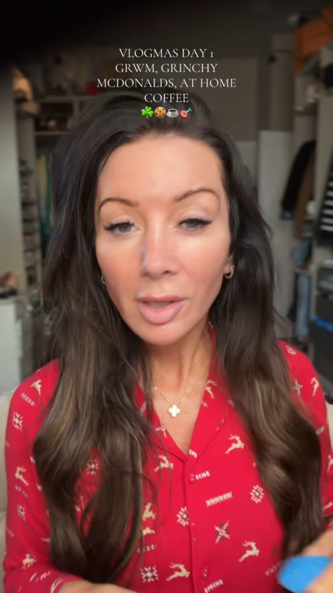 VLOGMAS day 1 ootd and makeup 

#LTKootd #LTKvlog #LTKdayinmylife