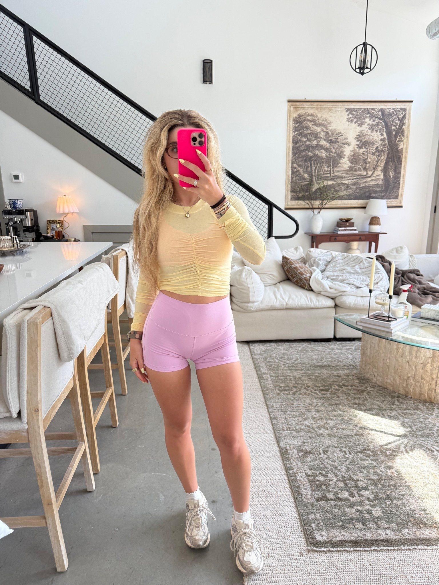 cycle ootd & i’m OBSESSED w these colors! size xs top + 6 in bottoms 

#LTKActive #LTKfitnessgoals #LTKootd
