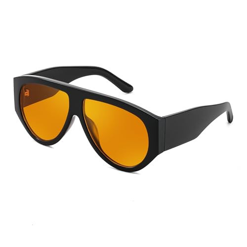 FEISEDY Retro Oversized Sunglasses for Women Men 70s Classic Trendy Vintage Sun Glasses B0291 | Amazon (US)