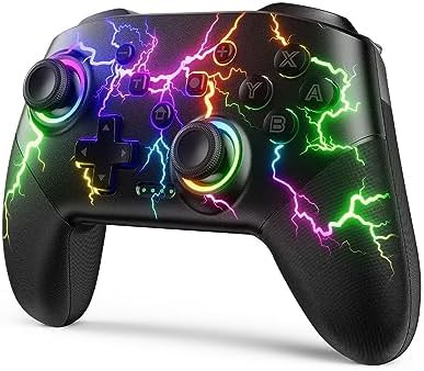 VOYEE Switch Controllers Compatible with Switch 2/Lite/OLED/PC Windows, 1000mAh Programmable RGB ... | Amazon (US)