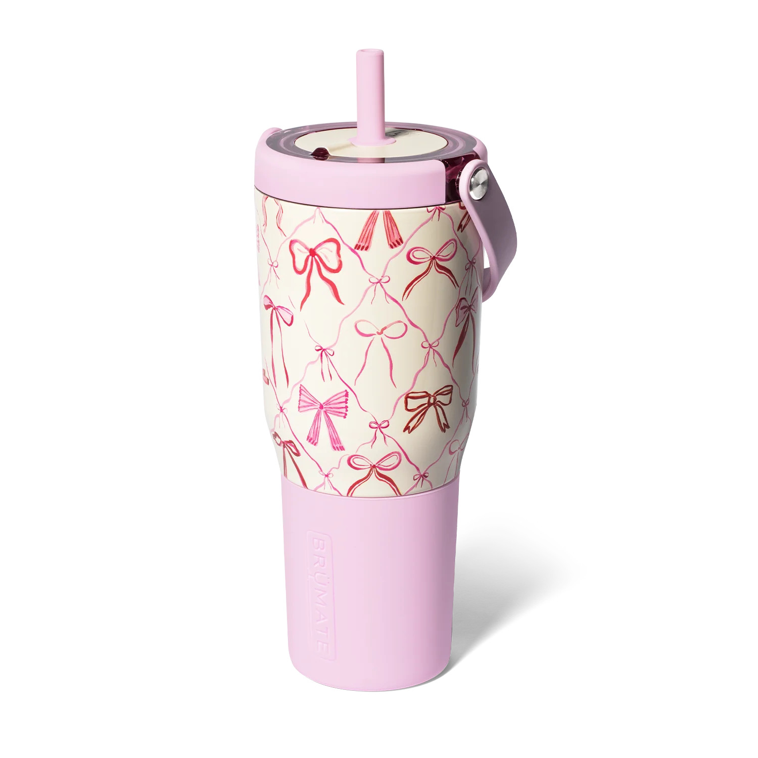 Resa 35oz | Pink Bow Tumbler | BrüMate | Brumate