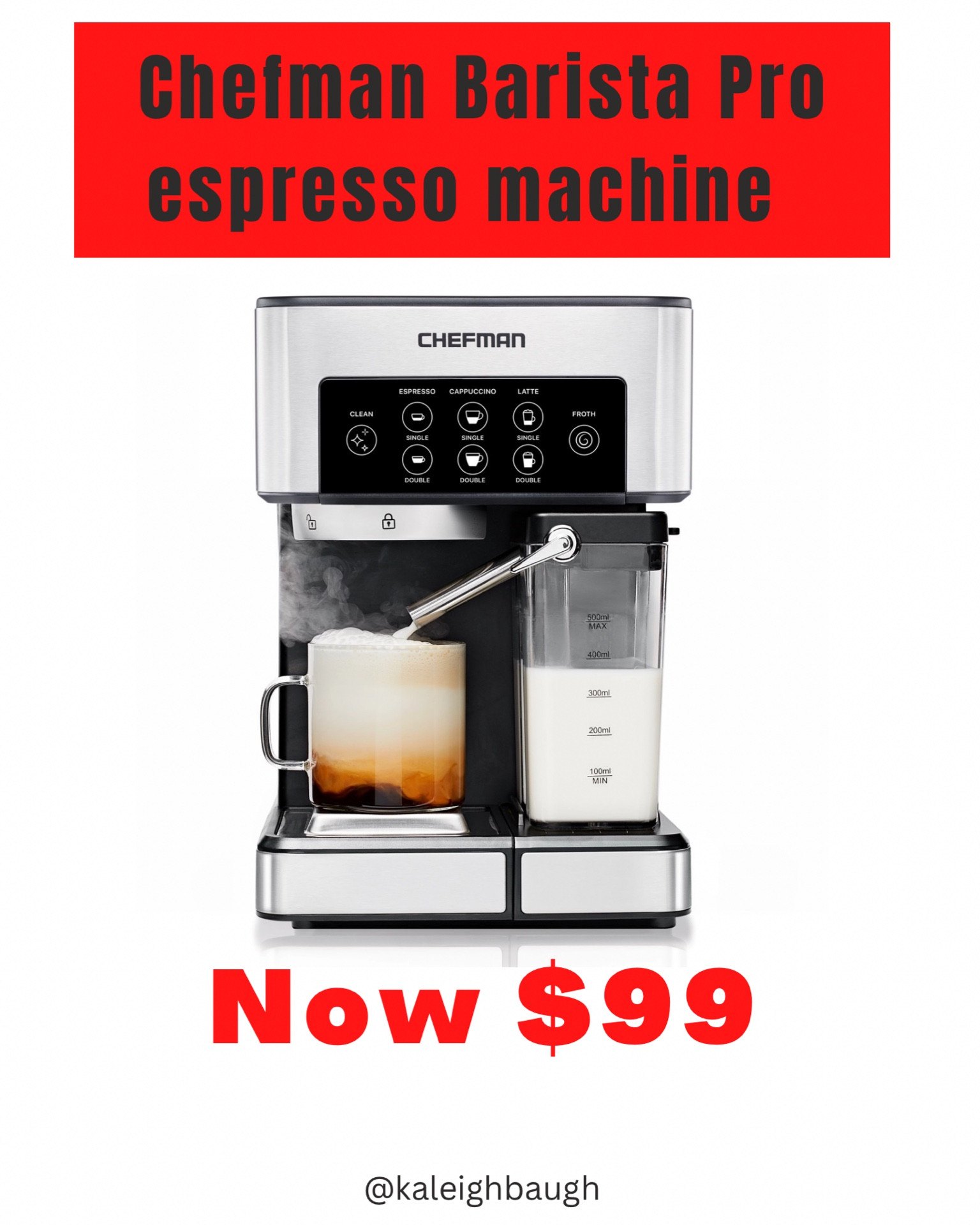 Pro espresso machine only $99! Perfect Christmas gift for your coffee loving family members! 

Christmas guide, espresso machine, Black Friday sale, cyber week, kitchen essentials, Christmas 

#LTKCyberweek #LTKhome #LTKsalealert
